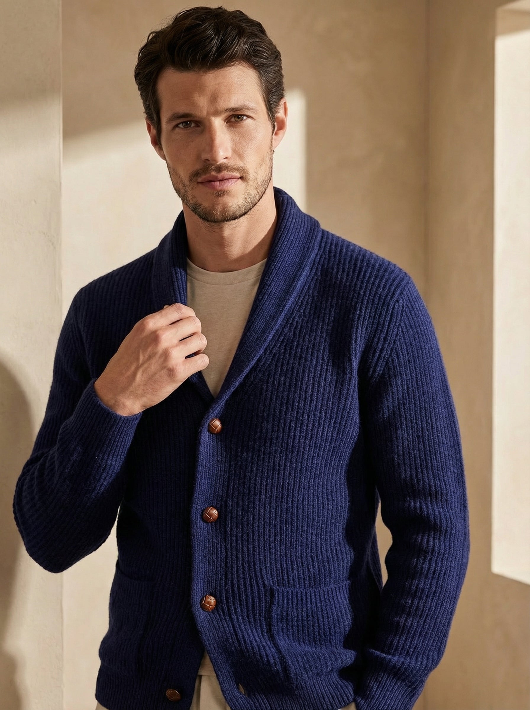 Smart Luxury Shawl Collar Outdoor Cardigan