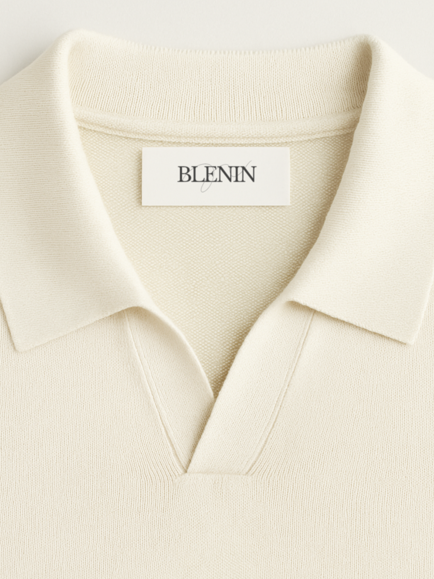 Old Money Lightweight BLENIN Long Sleeve Polo T-Shirt